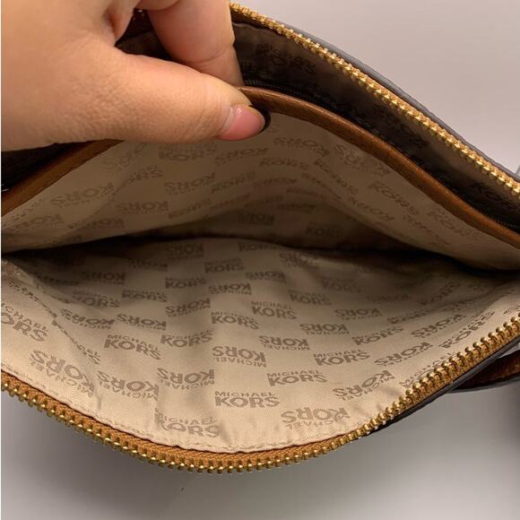 Michael Kors Brown Wristlet - Picture 6 of 11